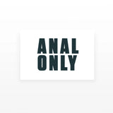 Anal Only Temporary Tattoos (Set of 2)