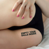 Empty Your Balls Inside (Set of 2)