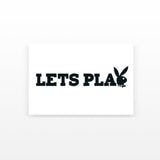 Lets Play Temporary Tattoo (Set of 2)