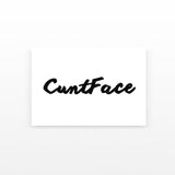 Cuntface Temporary Tattoos (Set of 2)