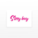 Sissy Boy Temporary Tattoo (Set of 2)