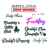 Daddy's Girl Temporary Tattoo Set