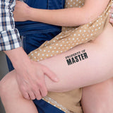 Property of Master Temporary Tattoos (Set of 2)