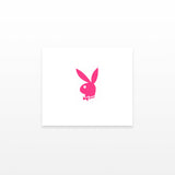 Pink Playboy Temporary Tattoos (Set of 2)