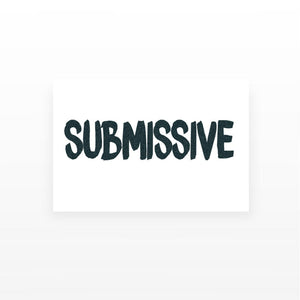 Submissive Temporary Tattoos (Set of 2)