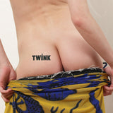 Twink Temporary Tattoo (Set of 2)