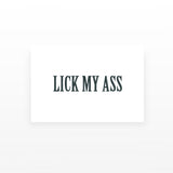 Lick My Ass (Set of 2)