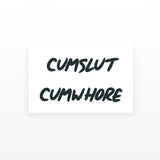 Cumslut & Cumwhore