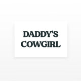 Daddys Cowgirl (Set of 2)