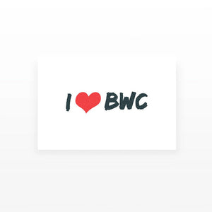 I Love BWC (Set of 2)