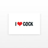 I Love Cock (Set of 2)