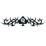 Queen of Spades Tramp Stamp Temporary Tattoo